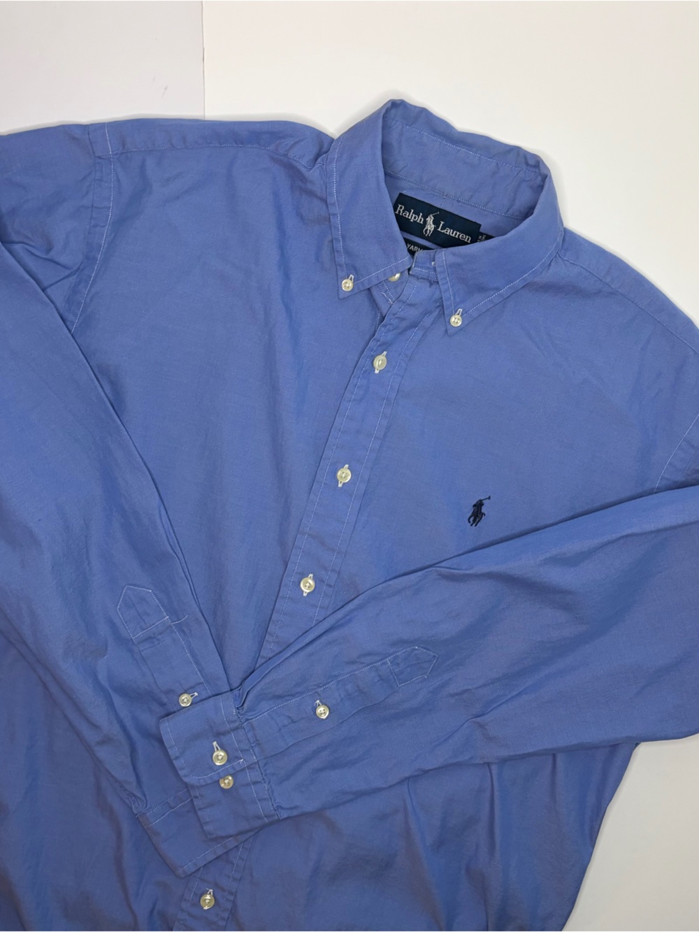 Vintage 90s Ralph Lauren Yarmouth Button Down Shirt Men's 15.5 34/35